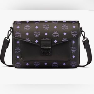 MCM Millie Crossbody in Color Splash Logo Leather